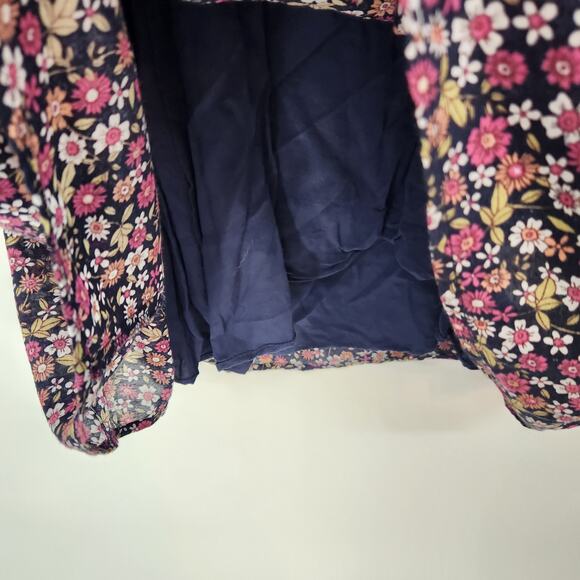 J. Crew Button-up Floral Mini Dress in Sunny Meadow Peasant Cottage-core Women M - Picture 14 of 14